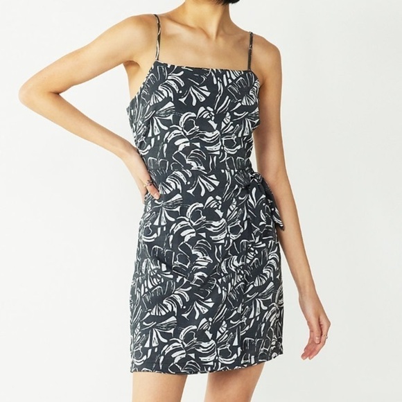 Nine West Floral Grey Sundress | SIZE L - Picture 1 of 6